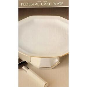 Fine China Pedistal Cake Plate